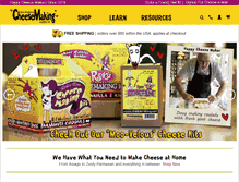 Tablet Screenshot of cheesemaking.com